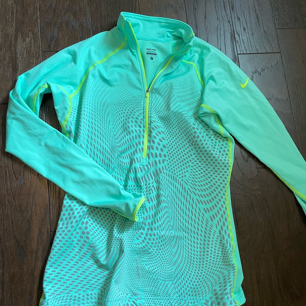 Nike Pro fitted warm weather long sleeve pullover